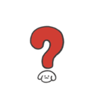 白いいぬマン（個別スタンプ：3）