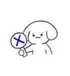 白いいぬマン（個別スタンプ：6）