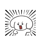 白いいぬマン（個別スタンプ：11）