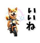 即返信♡バイク好き 豆柴（個別スタンプ：28）