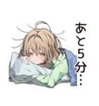 ゆるパーカーちゃん★朝のルーティン（個別スタンプ：4）