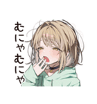 ゆるパーカーちゃん★朝のルーティン（個別スタンプ：6）