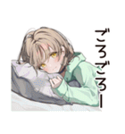 ゆるパーカーちゃん★朝のルーティン（個別スタンプ：27）