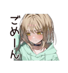 ゆるパーカーちゃん★朝のルーティン（個別スタンプ：30）
