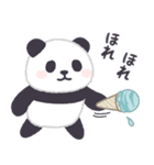 【夏2】もふもふパンダンミニ（個別スタンプ：29）