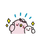 ピンクかっぱとおばけちゃん～日常敬語～（個別スタンプ：36）