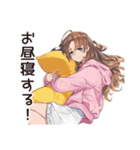 ひきこもり女子のゆるホーム♡（個別スタンプ：26）