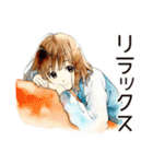 ♡ふつうの女の子のフリーランス生活♡（個別スタンプ：14）