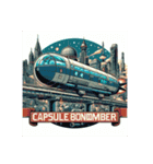 カプセルモノレール『BOMBERS 』発進！（個別スタンプ：1）
