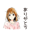 ふつうの女の子のガーデニング日記（個別スタンプ：3）