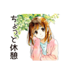 ふつうの女の子のガーデニング日記（個別スタンプ：17）