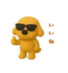 ティッシュケース犬 ポチ 3DCG風（個別スタンプ：24）