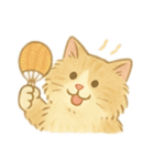 おおきいふわふわ猫のすいちゃん（個別スタンプ：10）