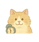 おおきいふわふわ猫のすいちゃん（個別スタンプ：11）