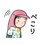 毎日使える♪畑大好き女子の日常スタンプ（個別スタンプ：1）