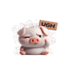 ピンクぶたのあいさつ（個別スタンプ：27）