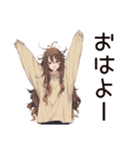 マイペース女子★のんびりカフェ（個別スタンプ：2）