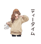 マイペース女子★のんびりカフェ（個別スタンプ：10）