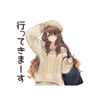 マイペース女子★のんびりカフェ（個別スタンプ：24）