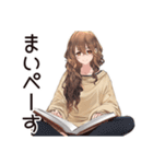 マイペース女子★のんびりカフェ（個別スタンプ：32）