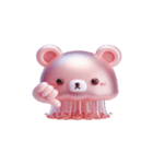 クラゲくまゆるゆる暮らし（個別スタンプ：1）