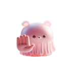 クラゲくまゆるゆる暮らし（個別スタンプ：3）