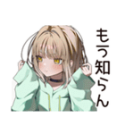 ちょっとネガティブなゆるパーカーちゃん（個別スタンプ：31）