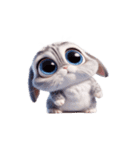 ヤンチャうさぎ・超オーバーリアクション（個別スタンプ：9）