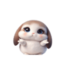 ヤンチャうさぎ・超オーバーリアクション（個別スタンプ：11）