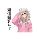 寝落ち女子の遅刻★返信（個別スタンプ：5）