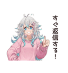 寝落ち女子の遅刻★返信（個別スタンプ：31）