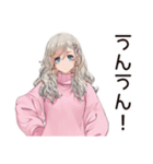 寝落ち女子の遅刻★返信（個別スタンプ：33）