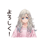寝落ち女子の遅刻★返信（個別スタンプ：34）
