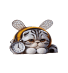 ハチねこ飛べません,（個別スタンプ：4）