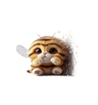 ハチねこ飛べません,（個別スタンプ：9）