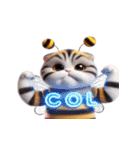 ハチねこ飛べません,（個別スタンプ：11）