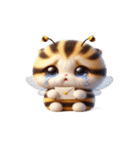 ハチねこ飛べません,（個別スタンプ：12）