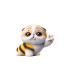 ハチねこ飛べません,（個別スタンプ：20）