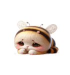 ハチねこ飛べません,（個別スタンプ：23）