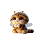ハチねこ飛べません,（個別スタンプ：30）