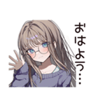 人見知り女子の日常☆（個別スタンプ：2）
