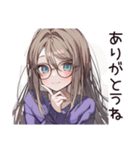 人見知り女子の日常☆（個別スタンプ：7）