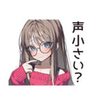 人見知り女子の日常☆（個別スタンプ：11）