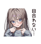 人見知り女子の日常☆（個別スタンプ：17）