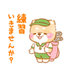 ゴルフする❤️いやしばいぬ❤️柴犬/父の日（個別スタンプ：2）