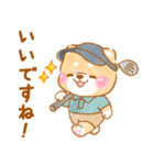 ゴルフする❤️いやしばいぬ❤️柴犬/父の日（個別スタンプ：5）