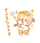 ゴルフする❤️いやしばいぬ❤️柴犬/父の日（個別スタンプ：19）