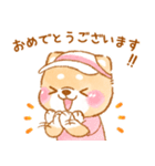 ゴルフする❤️いやしばいぬ❤️柴犬/父の日（個別スタンプ：23）