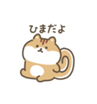 ふわふわリス 動くスタンプ（文字付き）（個別スタンプ：23）