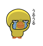 毎日使える目つきの悪いヒヨコ（個別スタンプ：11）